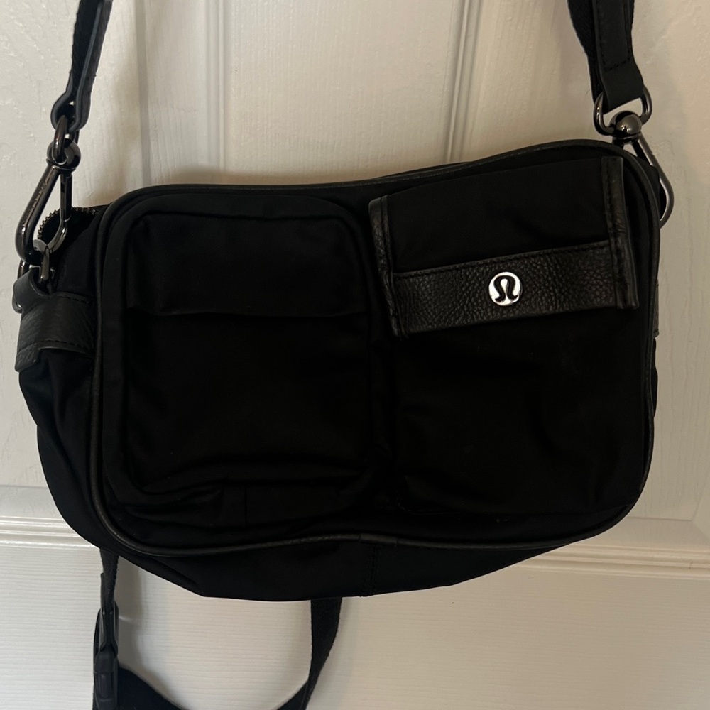 lululemon athletica Black Bum and or Messenger Bag
